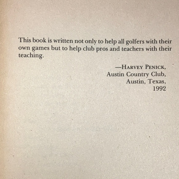 GOLF Book Harvey Penick's Little Red Book - lessons & teachings a lifetime golf - Picture 7 of 16